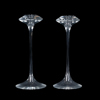 KJELL ENGMAN, 1 par ljusstakar, glas, Kosta Boda