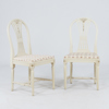 MATSALSMÖBEL, 7 del, gustaviansk stil, 1900-talets andra hälft