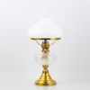 BORDSFOTOGENLAMPA, mässing och glas, 1900-talets första hälft