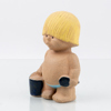 LISA LARSON, figur, stengods, "Väst", ur serien "All världens barn", Gustavsberg