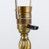 BORDSLAMPA, mässing, rokokostil, 1900-talets mitt