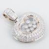 HÄNGE, 18k vitguld, med briljantslipade diamanter tot ca 3.39 ct