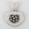 HÄNGE, 18k vitguld, med briljantslipade diamanter tot ca 3.39 ct