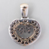 HÄNGE, 18k vitguld, med briljantslipade diamanter tot ca 3.39 ct