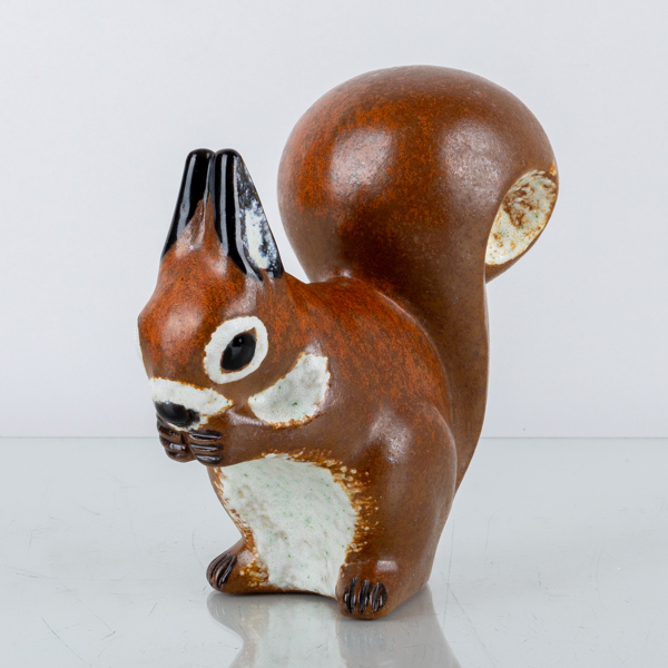 FIGURIN, keramik, ekorre, Nittsjö