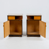 SÄNGBORD, 1 par, art déco, sannolikt 1920-/30-tal