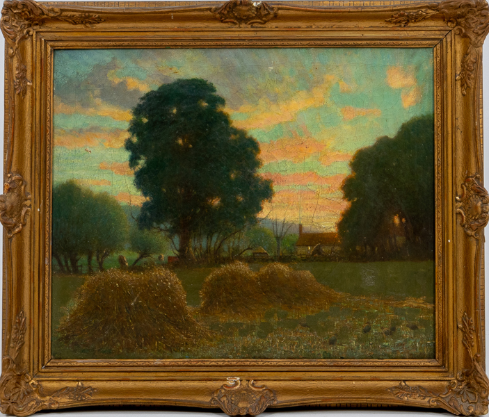OKÄND KONSTNÄR, olja på duk, 1800-tal