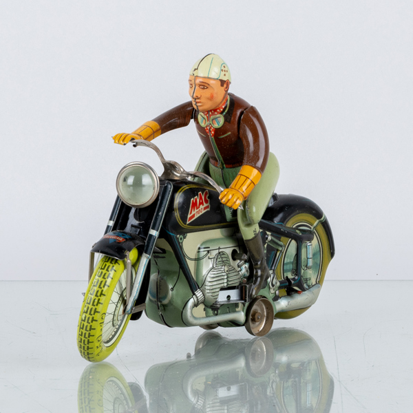 PLÅTLEKSAK, motorcykel, "Mac 700", Arnold, Tyskland, 1950-tal