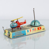 PLÅTLEKSAK, Remote Control Helicopter, Tyskland, 1950-tal