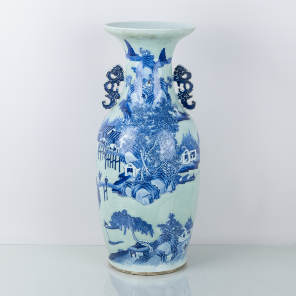 GOLVVAS, porslin, Kina, 1800-tal