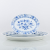 SERVERINGSFAT, 4 st, porslin, lökmönstret, Meissen, Tyskland, 1900-talets andra hälft