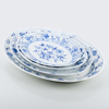 SERVERINGSFAT, 4 st, porslin, lökmönstret, Meissen, Tyskland, 1900-talets andra hälft