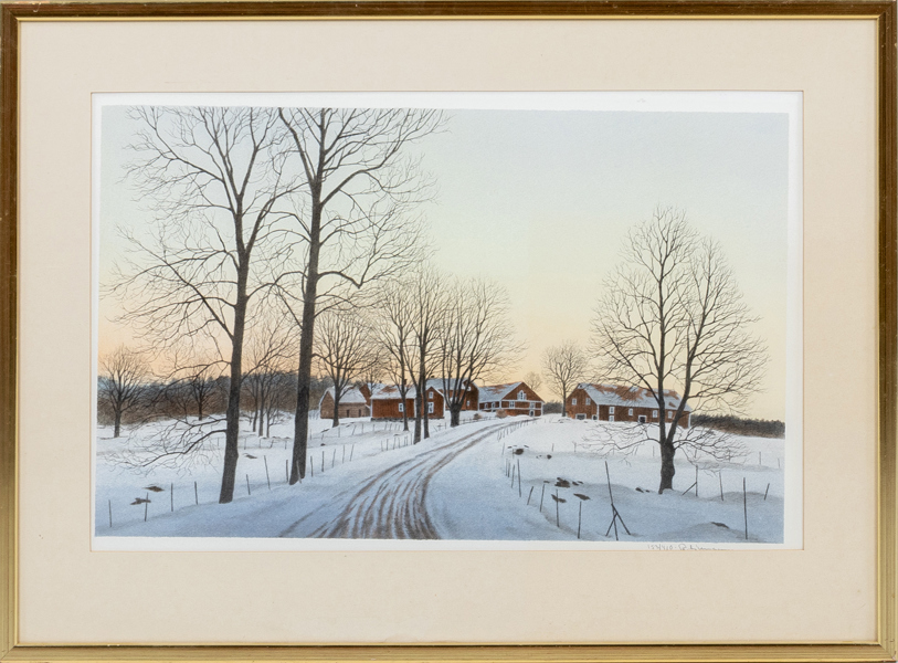 REINHOLD LJUNGGREN (1920-2006), färglitografi, signerad och numrerad 153/410