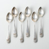 KAFFESKEDAR, 6 st, silver, KG Markströms Guldsmeds AB, Uppsala 1930