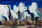 ALFONS SAURA (född 1929), olja på pannå, signerad