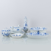 SERVISDELAR, 6 st, porslin, lökmönstret, Meissen, Tyskland, 1900-talets andra hälft