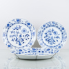 SERVERINGSFAT, 3 st, porslin, lökmönstret, Meissen, Tyskland, 1900-talets andra hälft