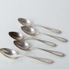 KAFFESKEDAR, 5 st, silver, "Svensk spets", CG Hallberg, Stockholm 1920