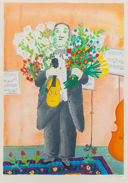 LENNART JIRLOW (1936-2020), färglitografi, signerad och numrerad 281/310