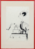 EINAR NERMAN (1888-1983), tuschteckning, karikatyr av Gösta Ekman, signerad och daterad 1936