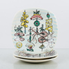 ANITA NYLUND, 3 assietter, flintgods, "Cocktail", Jie Gantofta, 1900-talets mitt