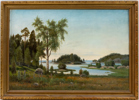 CARL AUGUST FAHLGREN (1819-1905), olja på duk, signerad och daterad 1883