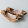 MIU MIU, 1 par ballerinaskor, strlk 37,5, nutida