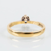 ENSTENSRING, 18k guld, svenska stämplar GD & Co 1978, med briljantslipad diamant ca 0.22 ct