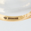 ENSTENSRING, 18k guld, svenska stämplar GD & Co 1978, med briljantslipad diamant ca 0.22 ct