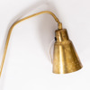 ALF SVENSSON, 3 st, vägglampor, mässing, Bergboms, 1950-/60-tal