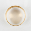 RING, 18k guld, med tecken i relief