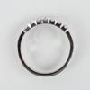 ALLIANSRING, 18k vitguld, svenska stämplar MGAB 1986, briljantslipade diamanter tot ca 0.35 ct