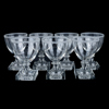 VINGLAS, 18 st, glas, möjligen "Edeberga" av Elis Bergh för Kosta Boda, 1900-talets mitt