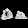 FIGURINER, 2 st, keramik, 1900-tal