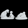 FIGURINER, 2 st, keramik, 1900-tal