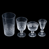 VICKE LINDSTRAND, 40 del, glasservis, "Diamant", Kosta