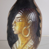 BONNIE REHNQVIST, bordslampor, 1 par, keramik, Törngrens, Falkenberg,  monogramsignerade, 1900-talets mitt