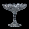 SKÅL PÅ FOT, glas, omkring år 1900