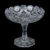 SKÅL PÅ FOT, glas, omkring år 1900