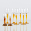 VIN- OCH LIKÖRGLAS, 10 st, glas, 1900-tal