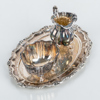 SOCKERSKÅL OCH GRÄDDKANNA MED FAT,, 3 del, silver, 1900-talets mitt