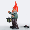 TOMTE med lykta, keramik, Heissner, Västtyskland, 1900-talets mitt