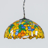 TAKLAMPA, Tiffanystil, Cottex, 1900-talets andra hälft