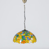 TAKLAMPA, Tiffanystil, Cottex, 1900-talets andra hälft
