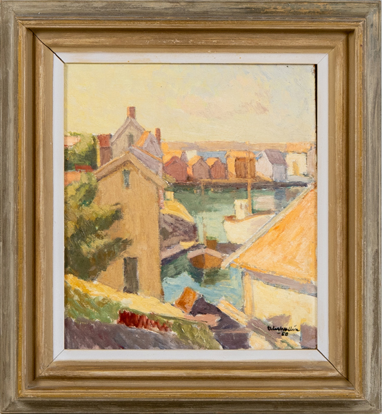 ELLIS WALLIN (1888-1972), olja på pannå, signerad och daterad -50