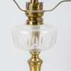 BORDSFOTOGENLAMPA, glas och mässing, 1900-talets första hälft