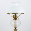 BORDSFOTOGENLAMPA, glas och mässing, 1900-talets första hälft
