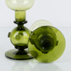 LJUSSTAKAR, 1 par, glas, Åfors, 1900-talets andra hälft