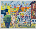 ALBIN AMELIN (1902-1975), färglitografi, signerad och numrerad 32/310