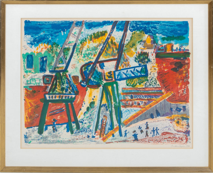 ANDERS FOGELIN (1933-1982), färglitografi, signerad, numrerad 142/250 och daterad 1974